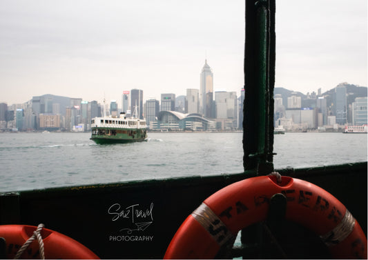 Star Ferries Crossing Victoria Harbour, Hong Kong