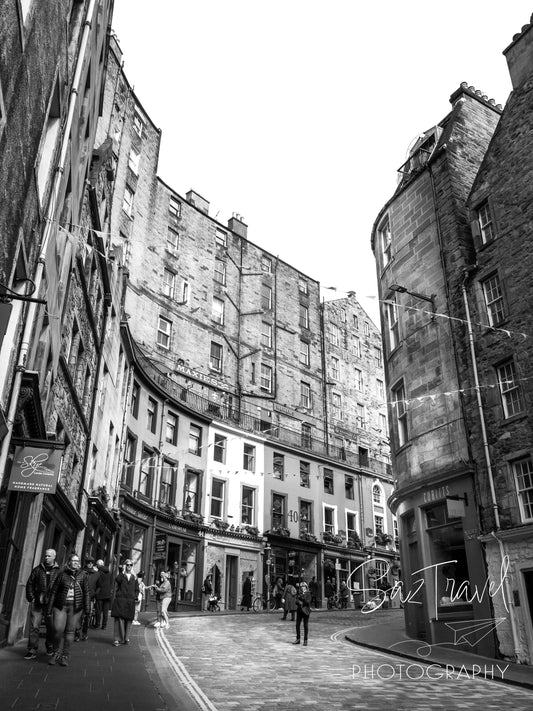 Victoria Street, Edinburgh - Black & White